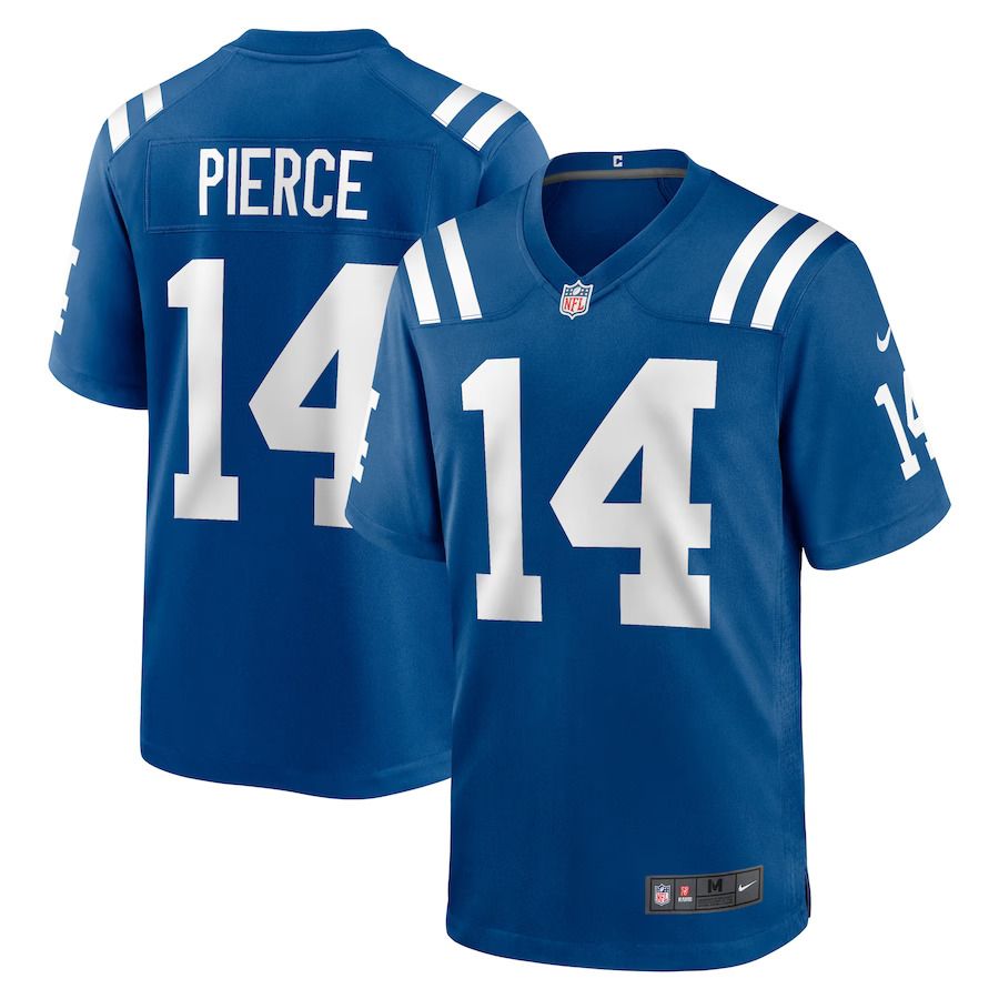 Men Indianapolis Colts #14 Alec Pierce Nike Royal Player Game NFL Jersey
